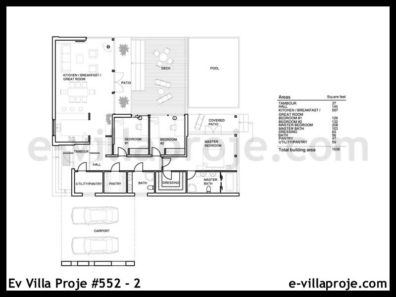 Ev Villa Proje #552 - 2 Thumbnail 2