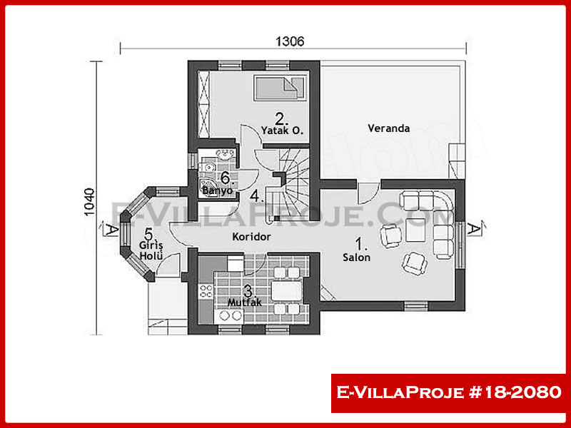 Ev Villa Proje #18 - 2080 Thumbnail 2