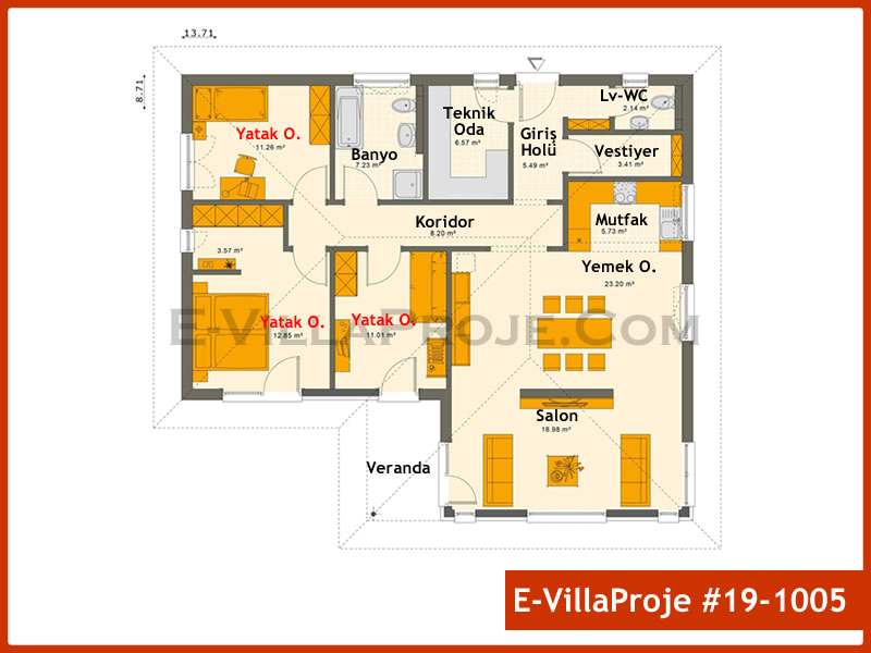 Ev Villa Proje #19 - 1005 Thumbnail 2