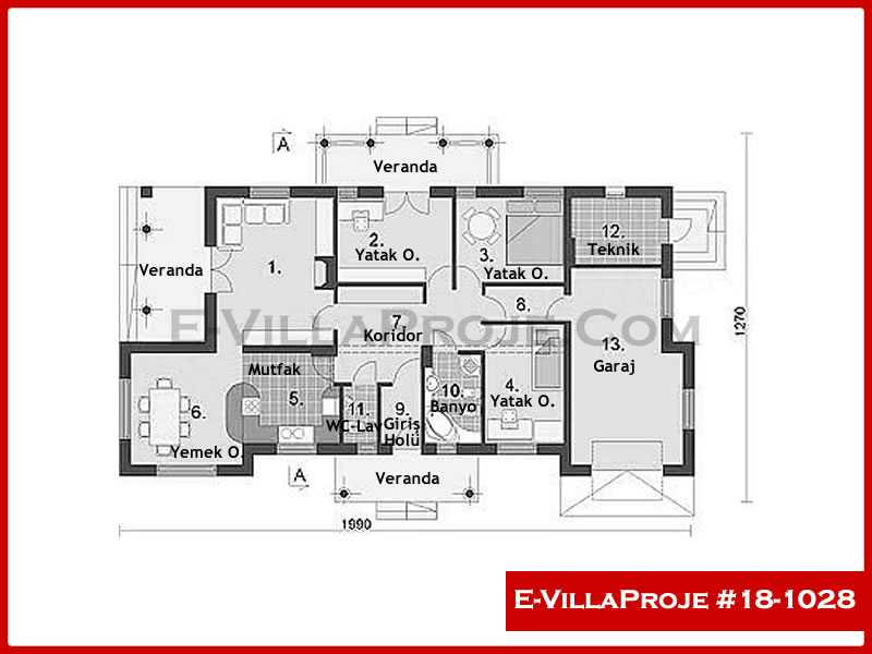 Ev Villa Proje #18 - 1028 Thumbnail 2