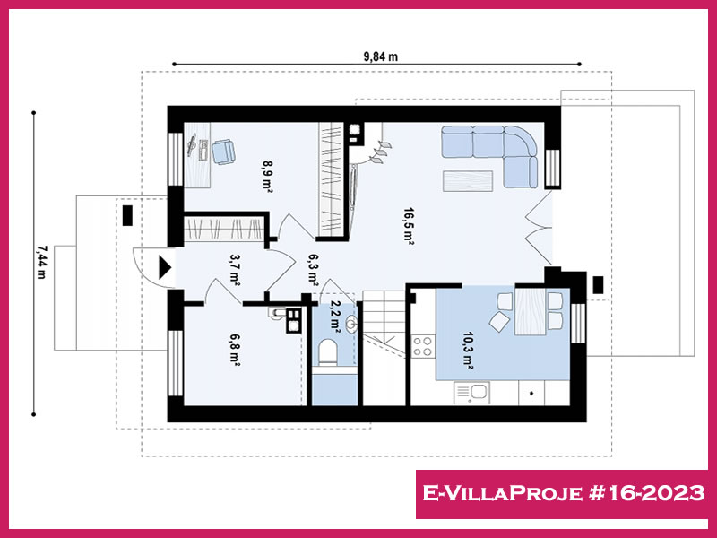 Ev Villa Proje #16 - 2023 Thumbnail 2