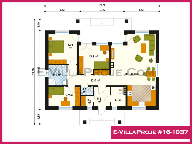 Ev Villa Proje #16 - 1037 Thumbnail 2