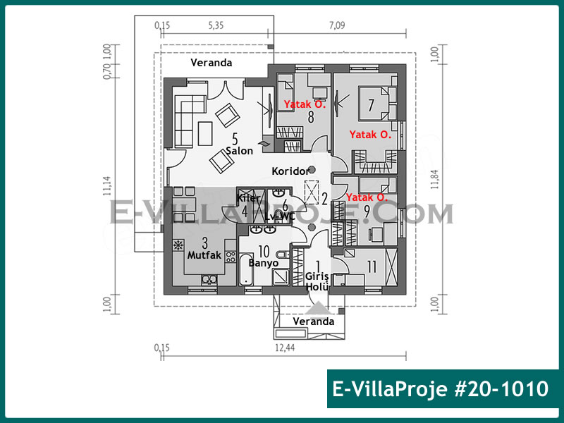 Ev Villa Proje #20 - 1010 Thumbnail 2