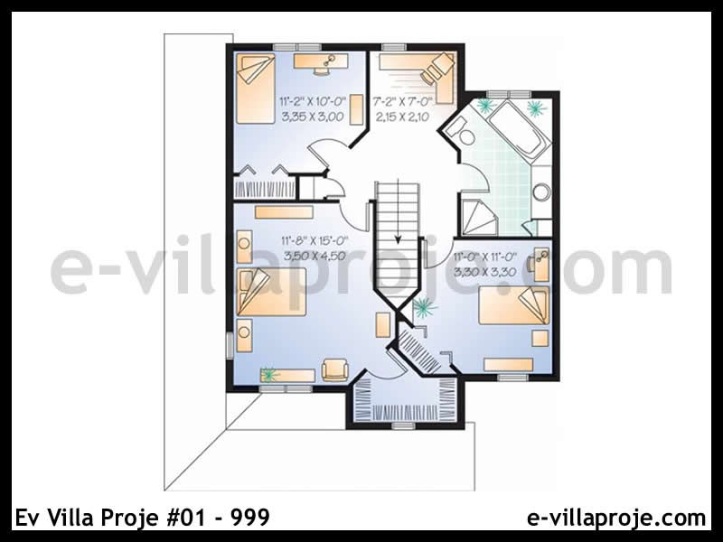 Ev Villa Proje #01 - 999 Thumbnail 3