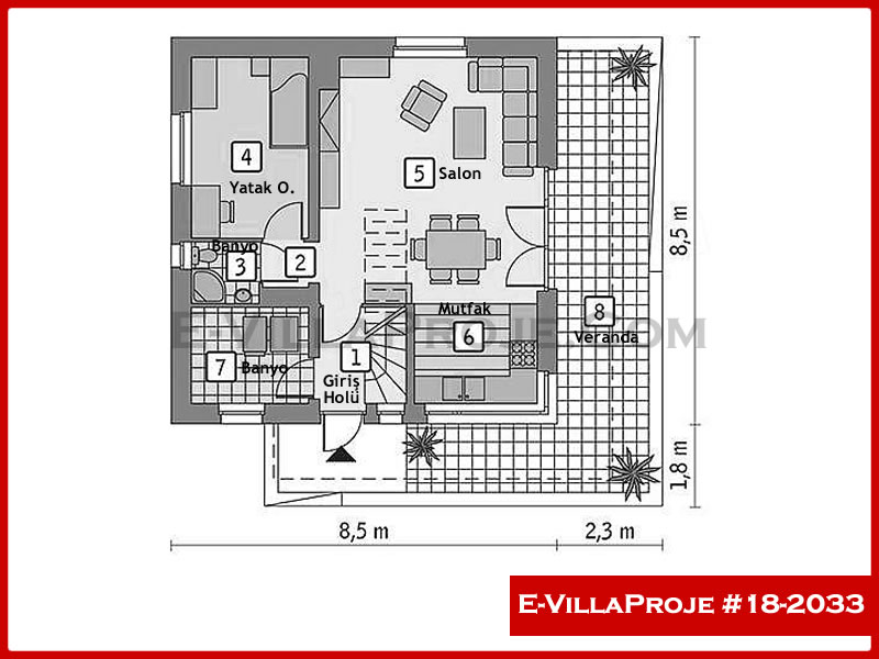 Ev Villa Proje #18 - 2033 Thumbnail 2