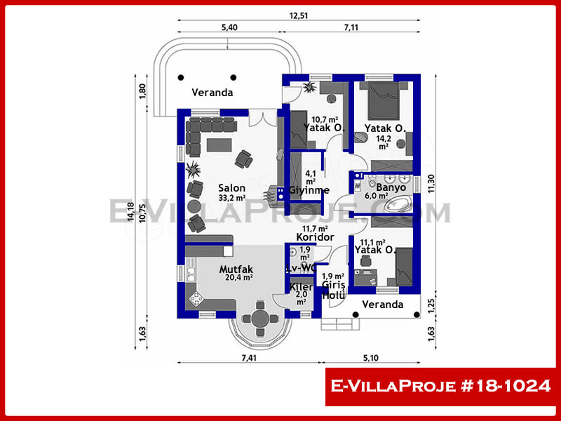 Ev Villa Proje #18 - 1024 Thumbnail 2