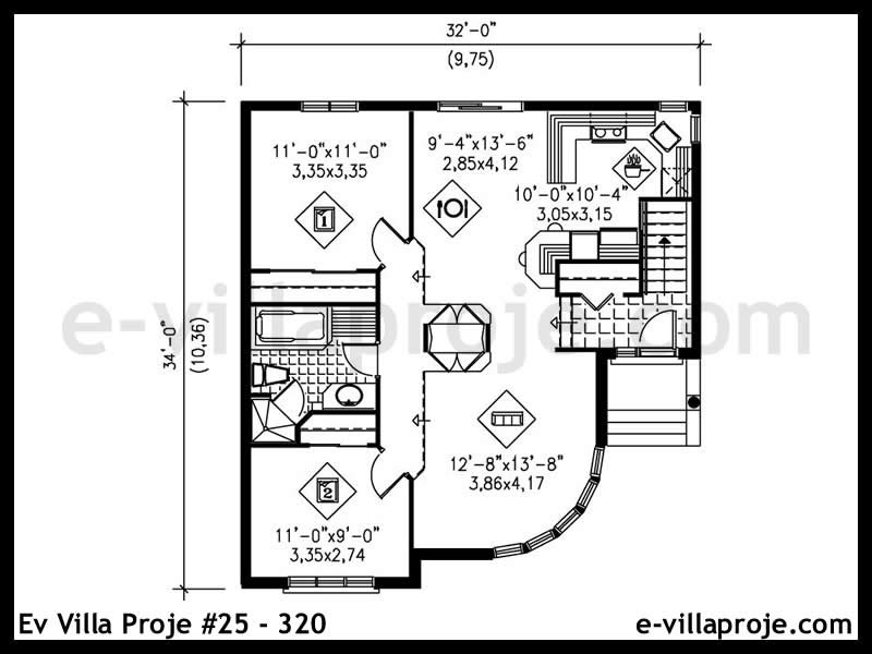 Ev Villa Proje #25 - 320 Thumbnail 2