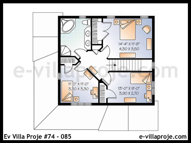 Ev Villa Proje #74 - 085 Thumbnail 3