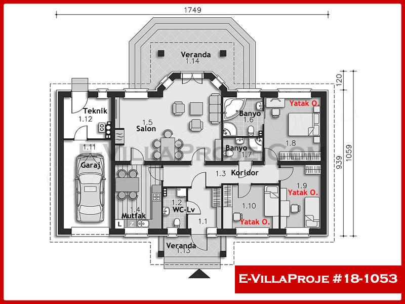 Ev Villa Proje #18 - 1053 Thumbnail 2