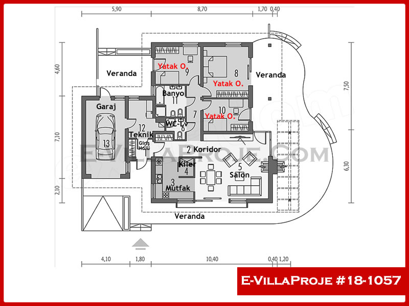 Ev Villa Proje #18 - 1057 Thumbnail 2