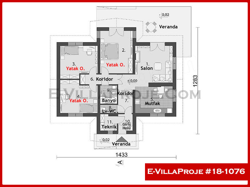 Ev Villa Proje #18 - 1076 Thumbnail 2