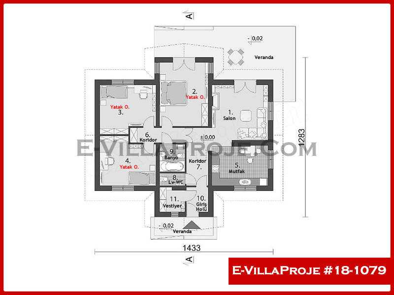Ev Villa Proje #18 - 1079 Thumbnail 2