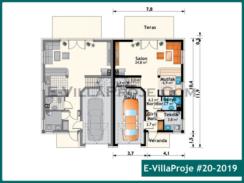Ev Villa Proje #20 - 2019 Thumbnail 2