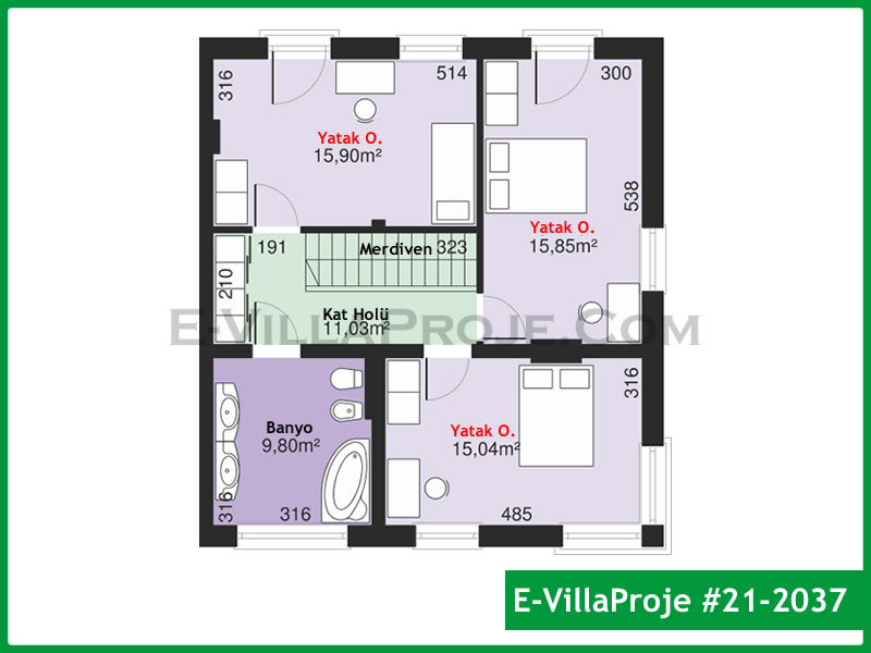 Ev Villa Proje #21 - 2037 Thumbnail 3