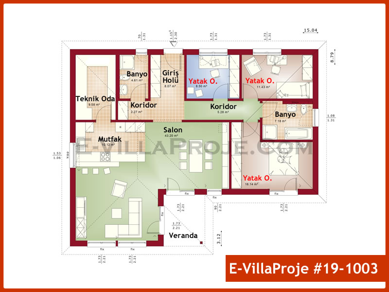 Ev Villa Proje #19 - 1003 Thumbnail 2