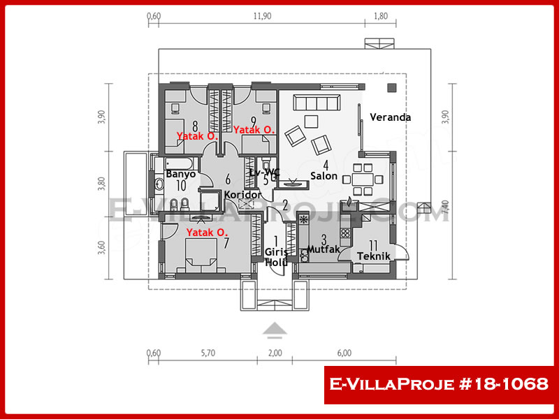 Ev Villa Proje #18 - 1068 Thumbnail 2
