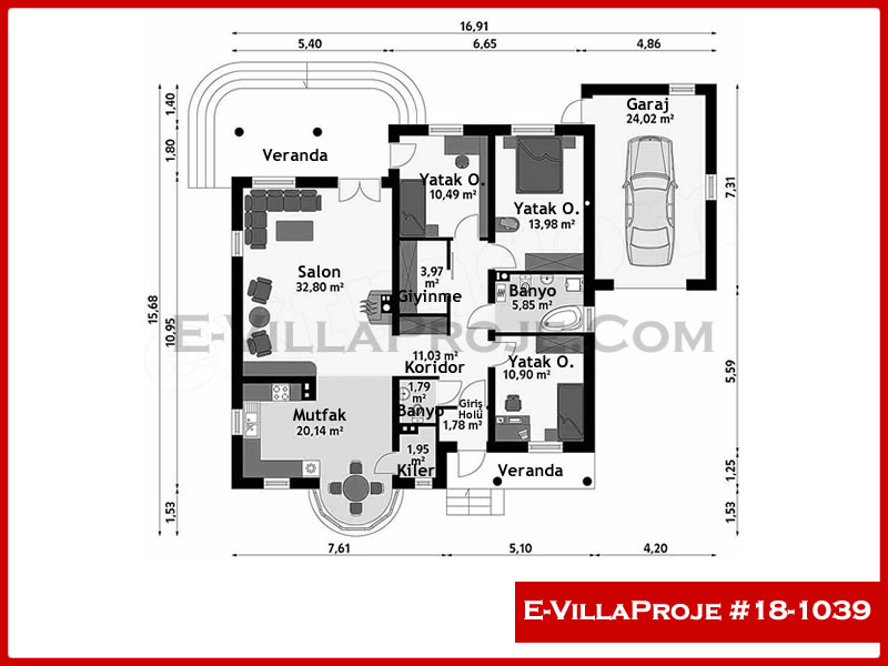 Ev Villa Proje #18 - 1039 Thumbnail 2