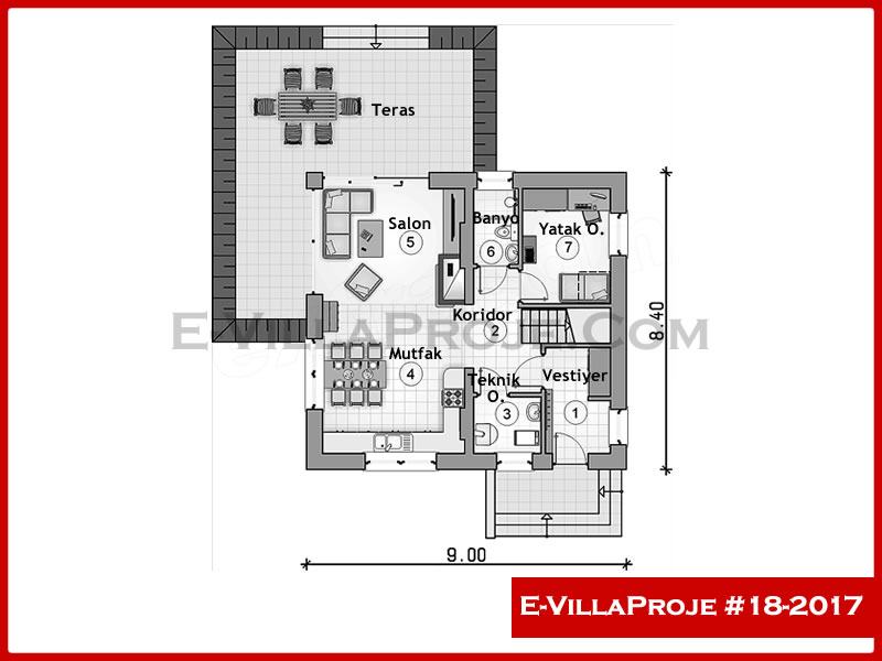 Ev Villa Proje #18 - 2017 Thumbnail 2