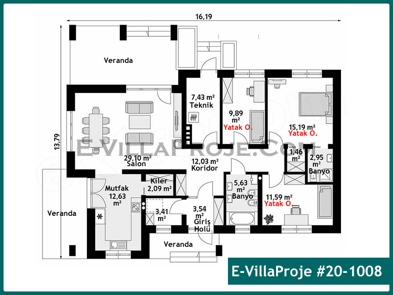 Ev Villa Proje #20 - 1008 Thumbnail 2