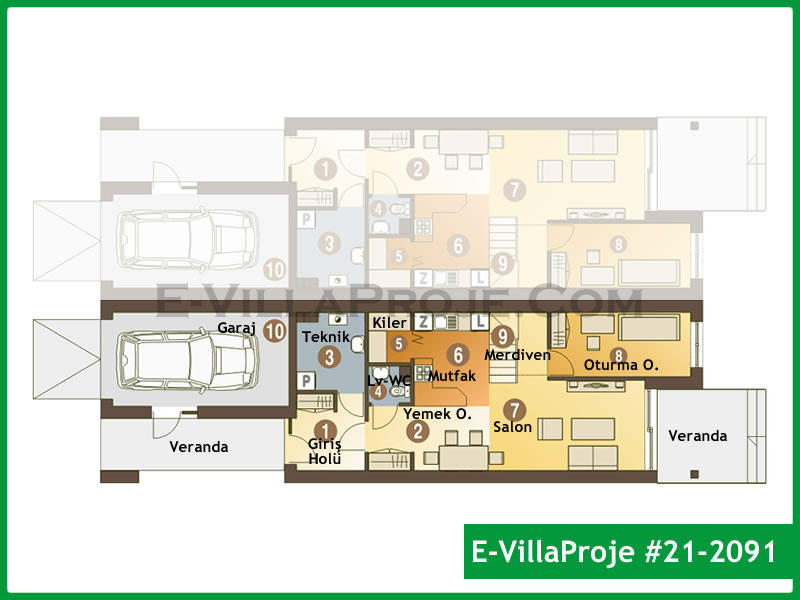 Ev Villa Proje #21 - 2091 Thumbnail 2