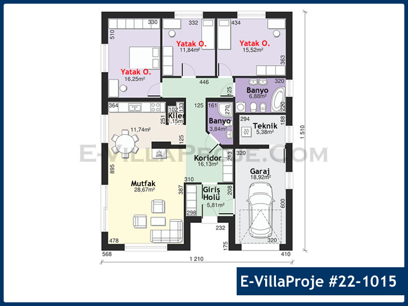 Ev Villa Proje #22 - 1015 Thumbnail 2