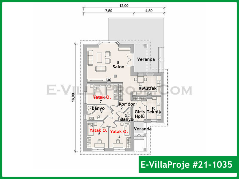 Ev Villa Proje #21 - 1035 Thumbnail 2