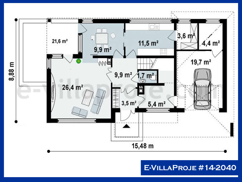 Ev Villa Proje #14 - 2040 Thumbnail 2