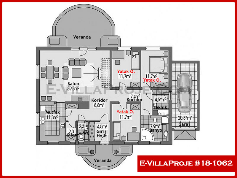 Ev Villa Proje #18 - 1062 Thumbnail 2