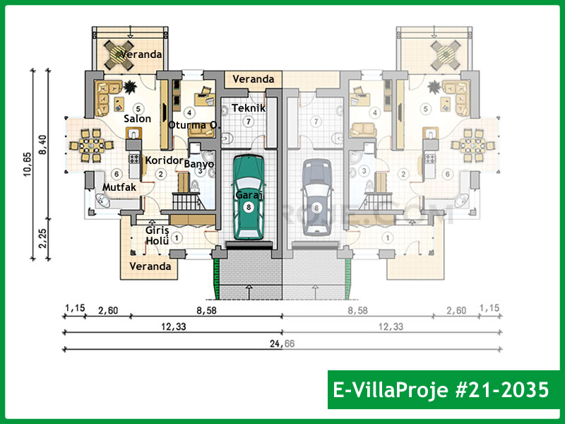 Ev Villa Proje #21 - 2035 Thumbnail 2