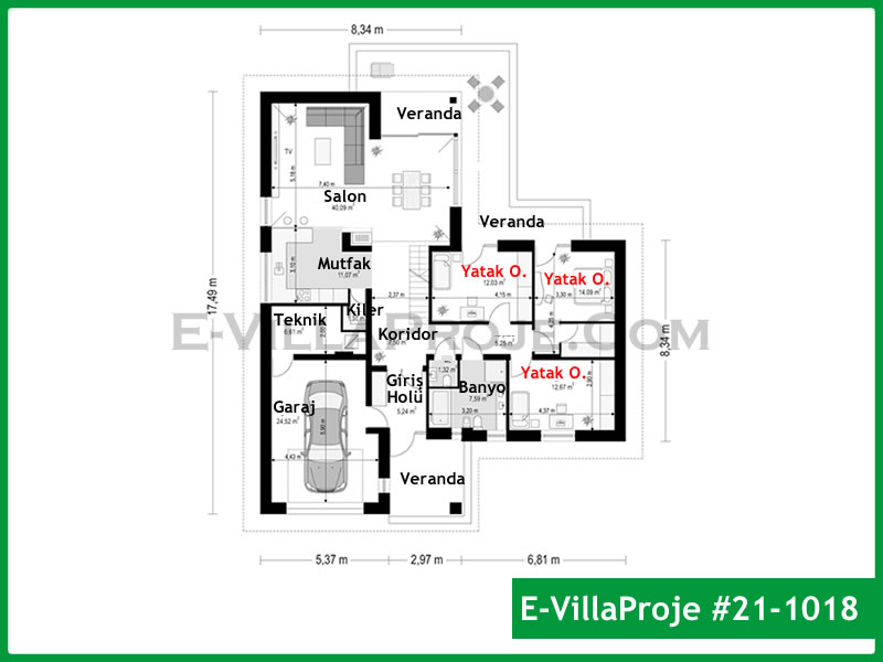 Ev Villa Proje #21 - 1018 Thumbnail 2