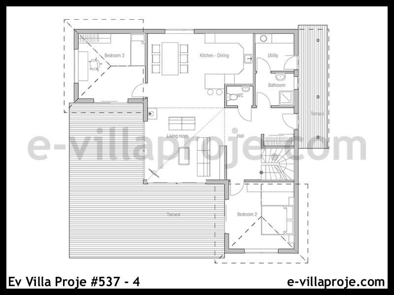 Ev Villa Proje #537 - 4 Thumbnail 2
