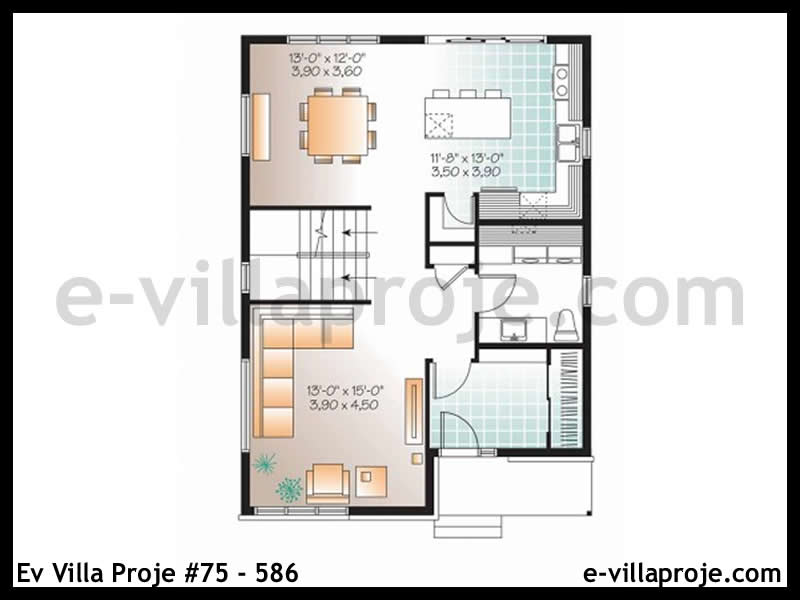 Ev Villa Proje #75 - 586 Thumbnail 2