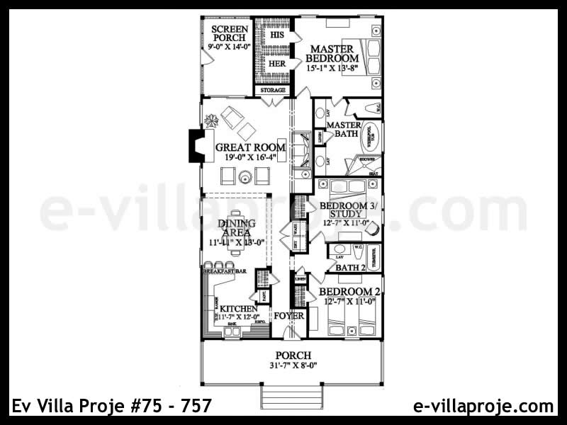 Ev Villa Proje #75 - 757 Thumbnail 2