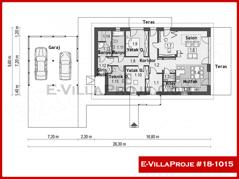 Ev Villa Proje #18 - 1015 Thumbnail 2