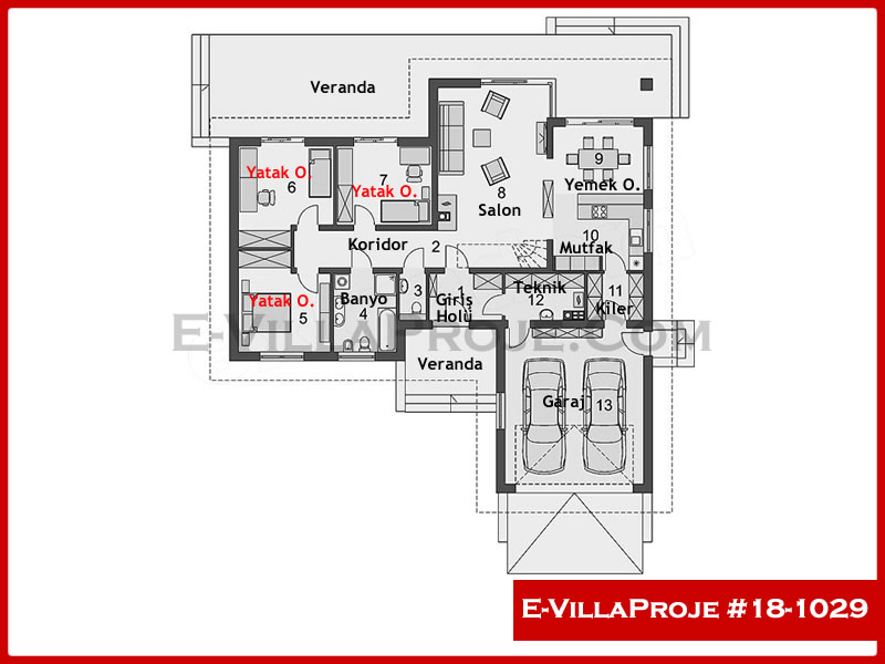 Ev Villa Proje #18 - 1029 Thumbnail 2