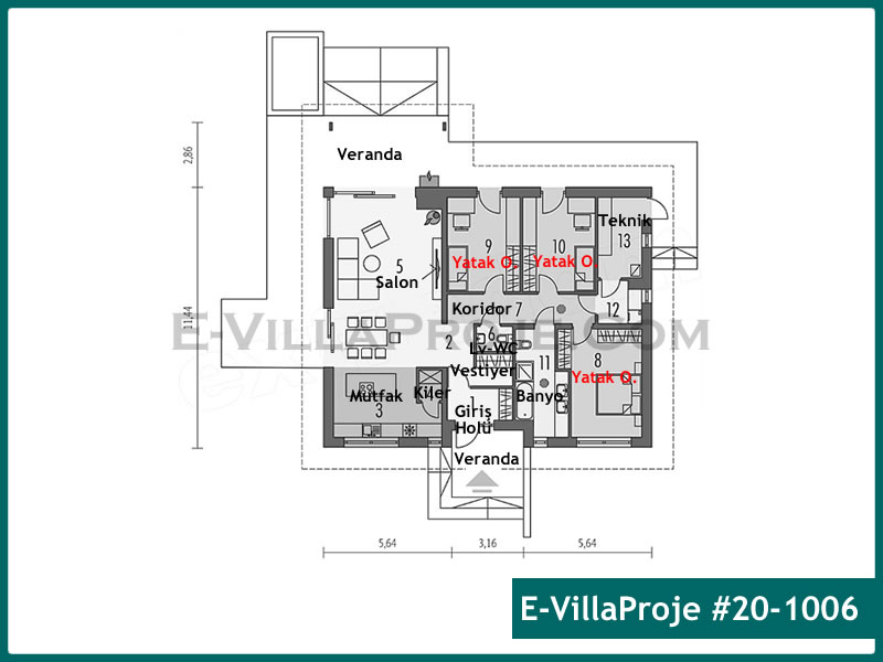 Ev Villa Proje #20 - 1006 Thumbnail 2
