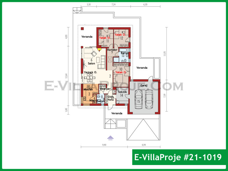 Ev Villa Proje #21 - 1019 Thumbnail 2