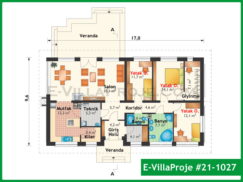 Ev Villa Proje #21 - 1027 Thumbnail 2