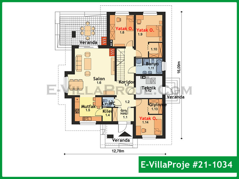 Ev Villa Proje #21 - 1034 Thumbnail 2