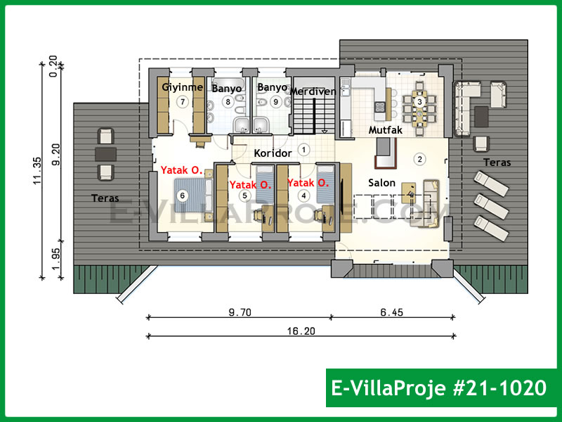 Ev Villa Proje #21 - 1020 Thumbnail 2