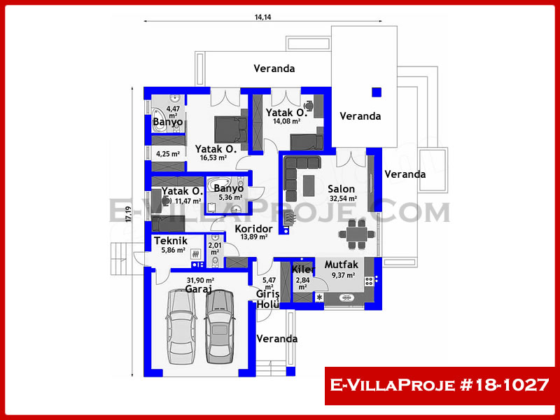 Ev Villa Proje #18 - 1027 Thumbnail 2
