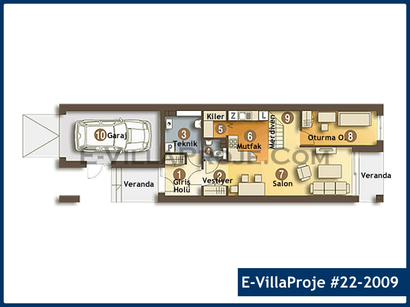 Ev Villa Proje #22 - 2009 Thumbnail 2