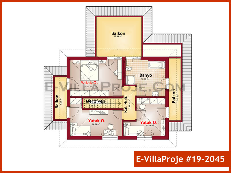 Ev Villa Proje #19 - 2045 Thumbnail 3