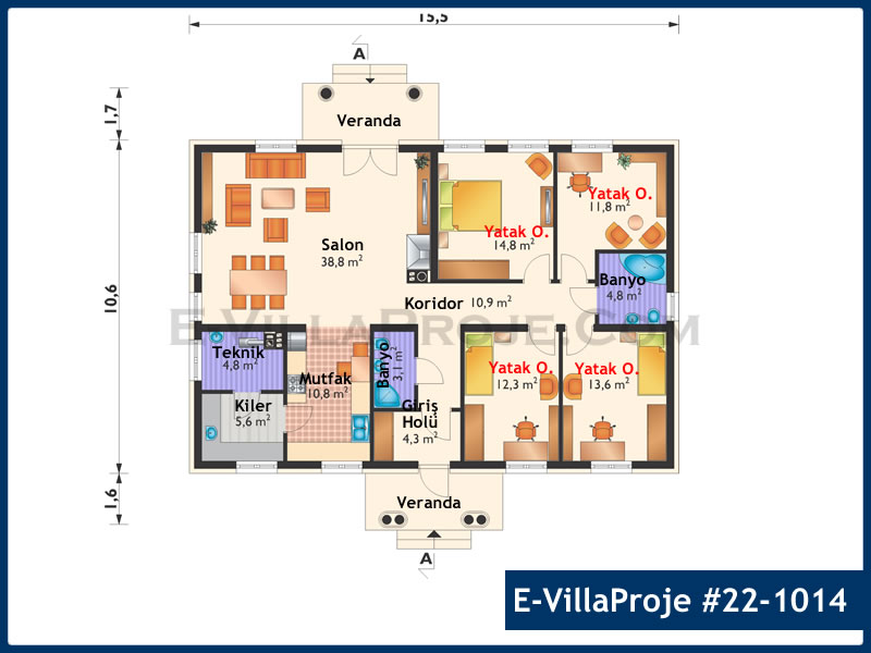 Ev Villa Proje #22 - 1014 Thumbnail 2