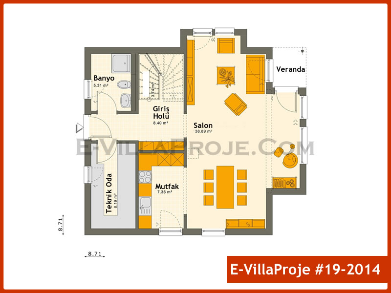 Ev Villa Proje #19 - 2014 Thumbnail 2