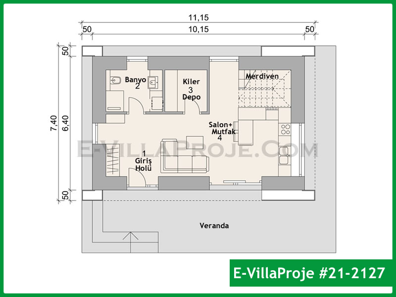 Ev Villa Proje #21 - 2127 Thumbnail 2