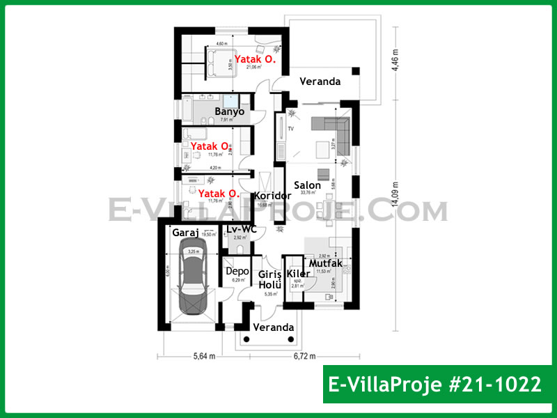 Ev Villa Proje #21 - 1022 Thumbnail 2