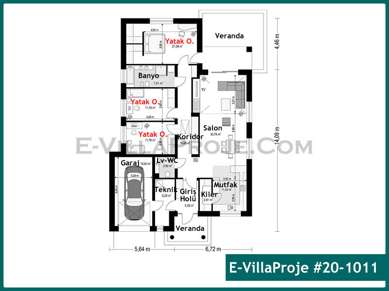 Ev Villa Proje #20 - 1011 Thumbnail 2