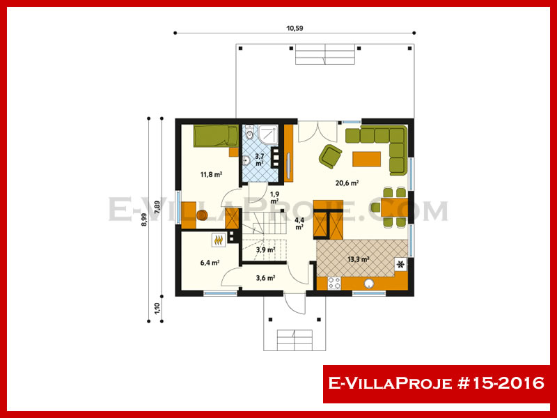 Ev Villa Proje #15 - 2016 Thumbnail 2