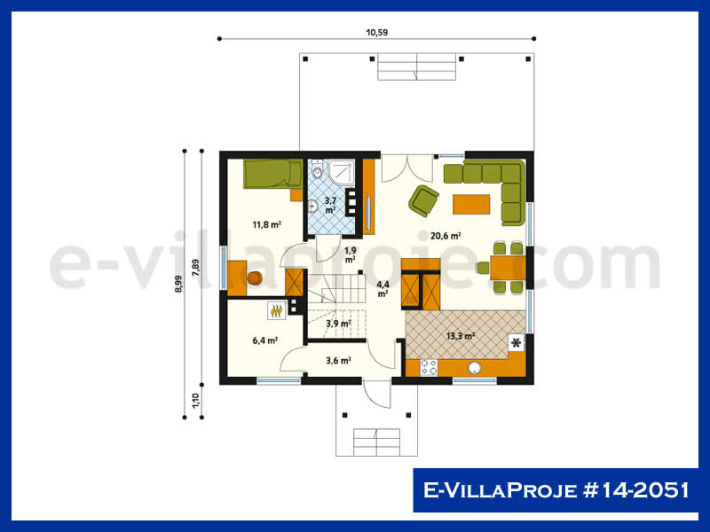 Ev Villa Proje #14 - 2052 Thumbnail 2